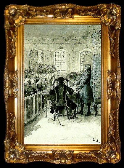 framed  Carl Larsson i bondestandet, ta009-2